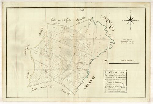 Plan primitif, atlas-B3 Cap-de-Bosq, Francescas