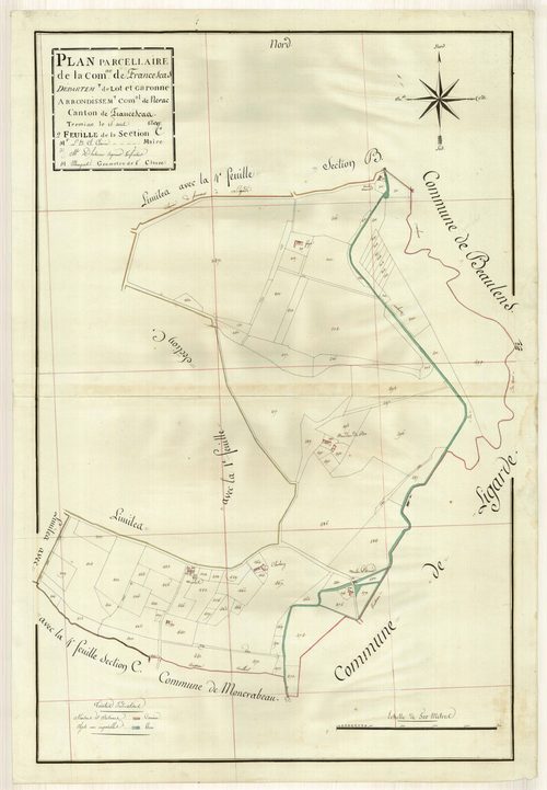 Plan primitif, atlas-C2 Le Grand Bois, Francescas