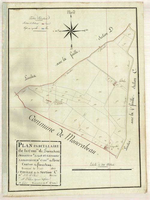 Plan primitif, atlas-C3 Le Grand Bois, Francescas