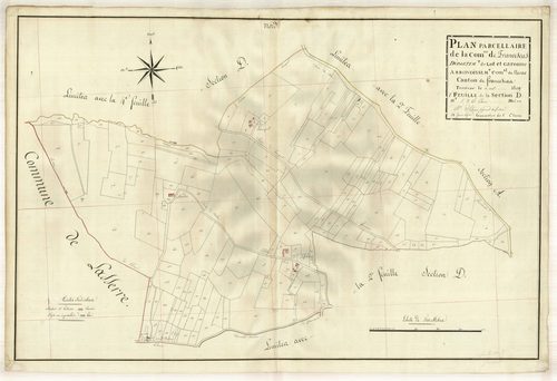 Plan primitif, atlas-D1Saint-Ourens, Lafalitre, Francescas