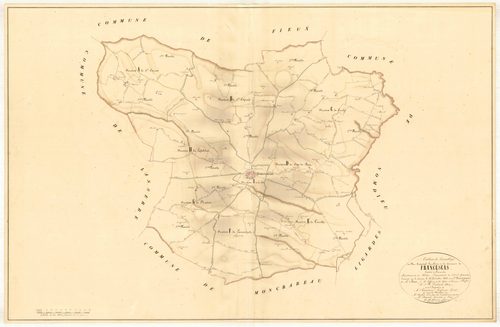 Plan napoléonien, atlas-TA, Francescas