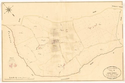 Plan napoléonien, atlas-A2 Saint-Ourens, Francescas