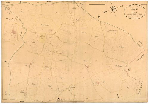 Plan napoléonien, atlas-C1 Cerclé, Francescas