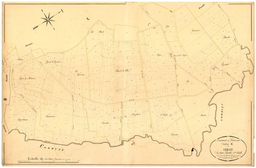 Plan napoléonien, atlas-C2 Cerclé, Francescas