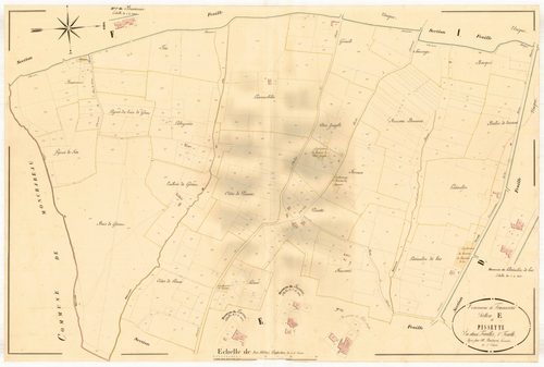 Plan napoléonien, atlas-E1 Pissette, Francescas