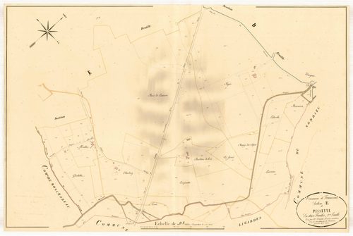 Plan napoléonien, atlas-E2 Pissette, Francescas