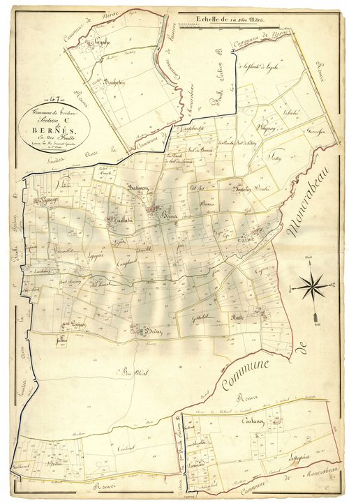 Plan napoléonien, atlas-C Bernés, Fréchou (Le)