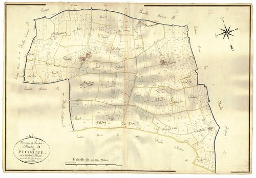 Plan napoléonien, atlas-D1 Pichotte, Fréchou (Le)