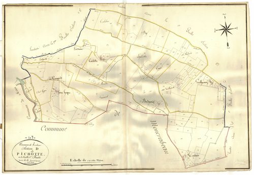 Plan napoléonien, atlas-D2 Pichotte, Fréchou (Le)