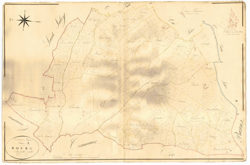 Plan napoléonien, atlas-A1 Bourg, Frégimont