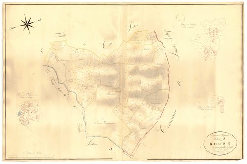 Plan napoléonien, atlas-A2 Bourg, Frégimont