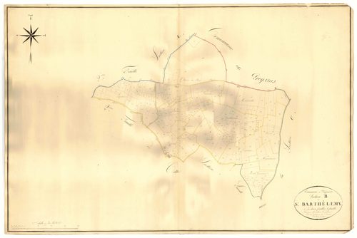 Plan napoléonien, atlas-B1 Saint-Barthélemy, Frégimont