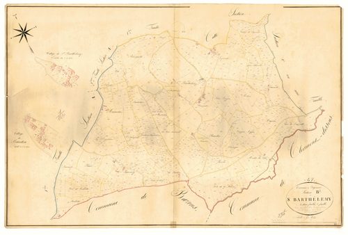 Plan napoléonien, atlas-B2 Saint-Barthélemy, Frégimont