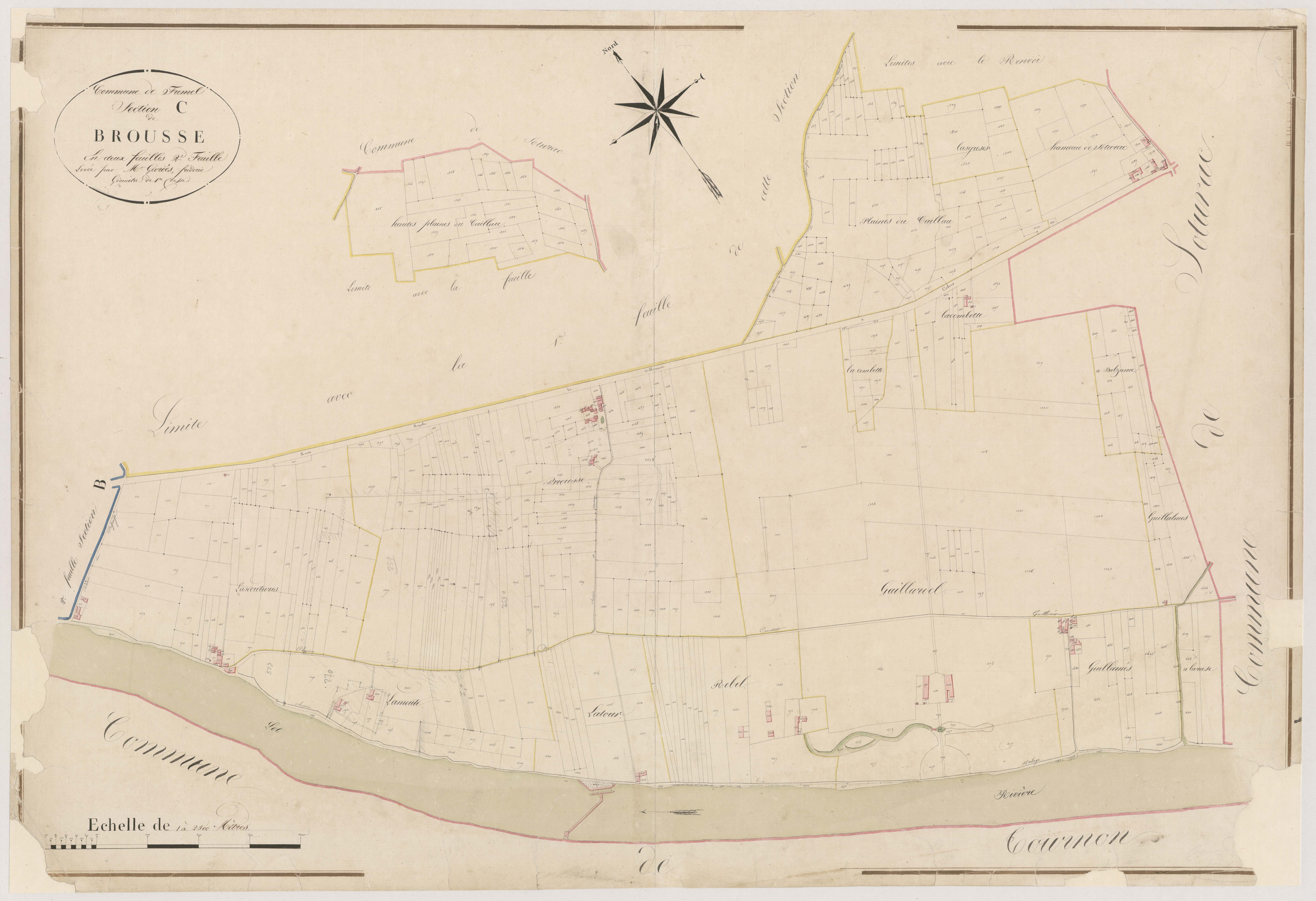 Plan napoléonien, atlas-C2 Brousse, Fumel