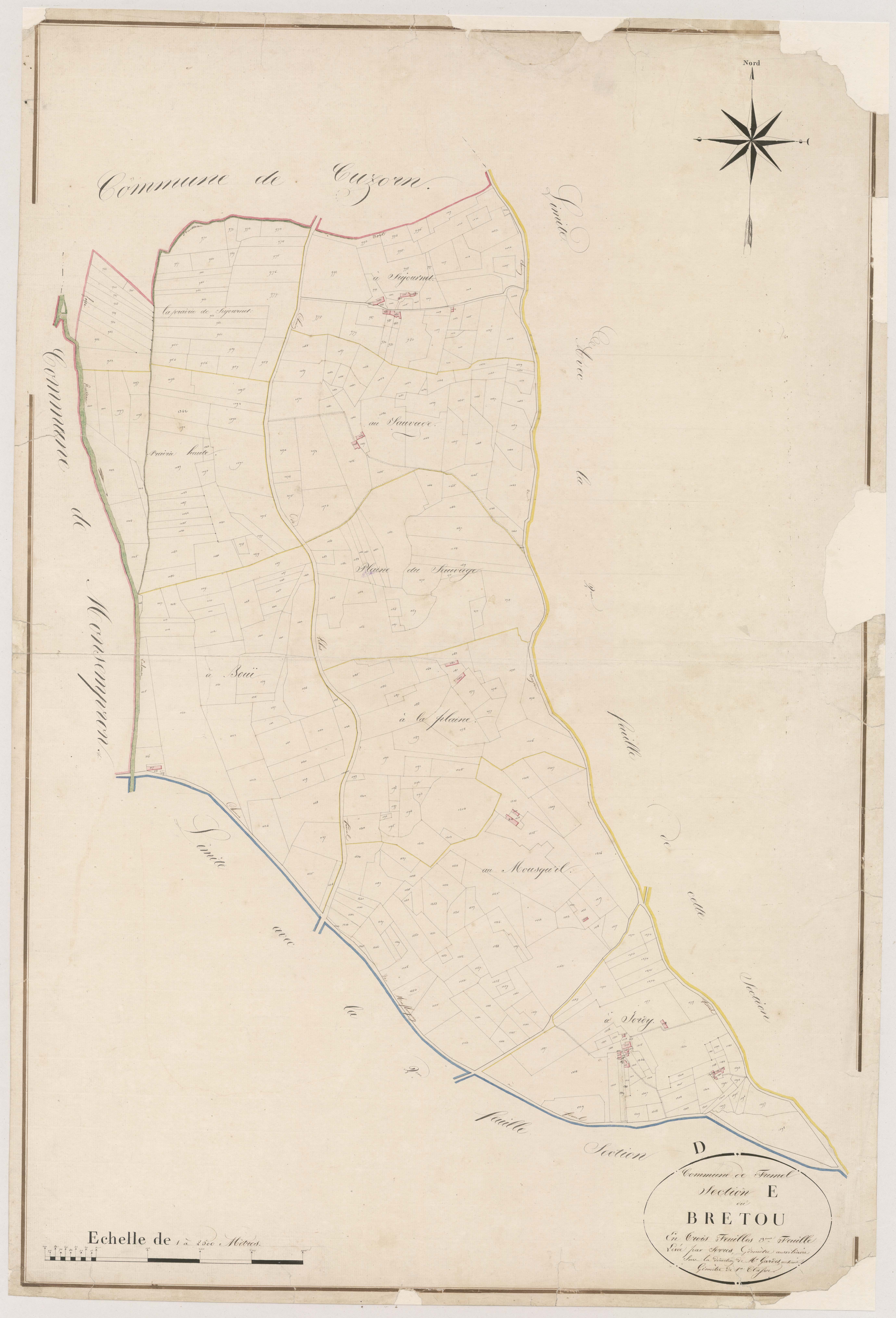 Plan napoléonien, atlas-E3 Bretou, Fumel