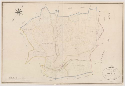 Plan napoléonien, atlas-B1 Condat, Fumel