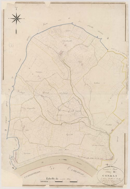 Plan napoléonien, atlas-B2 Condat, Fumel