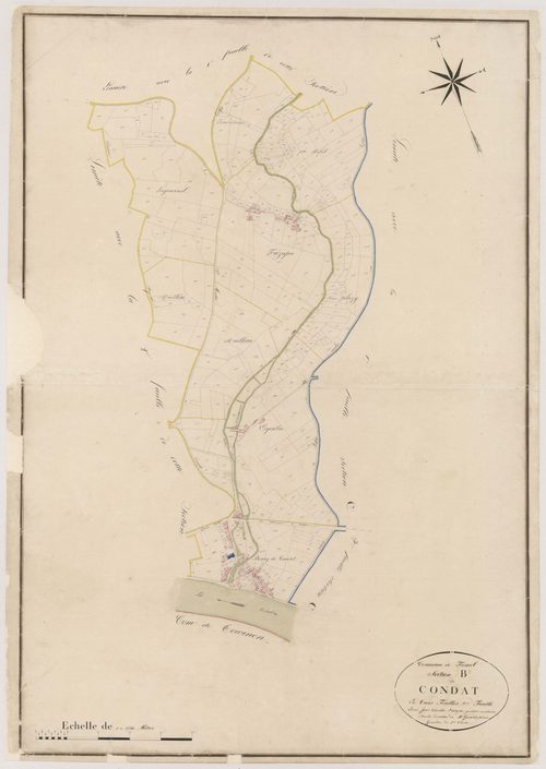 Plan napoléonien, atlas-B3 Condat, Fumel