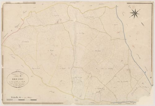 Plan napoléonien, atlas-E2 Bretou, Fumel