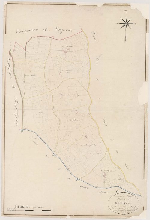 Plan napoléonien, atlas-E3 Bretou, Fumel
