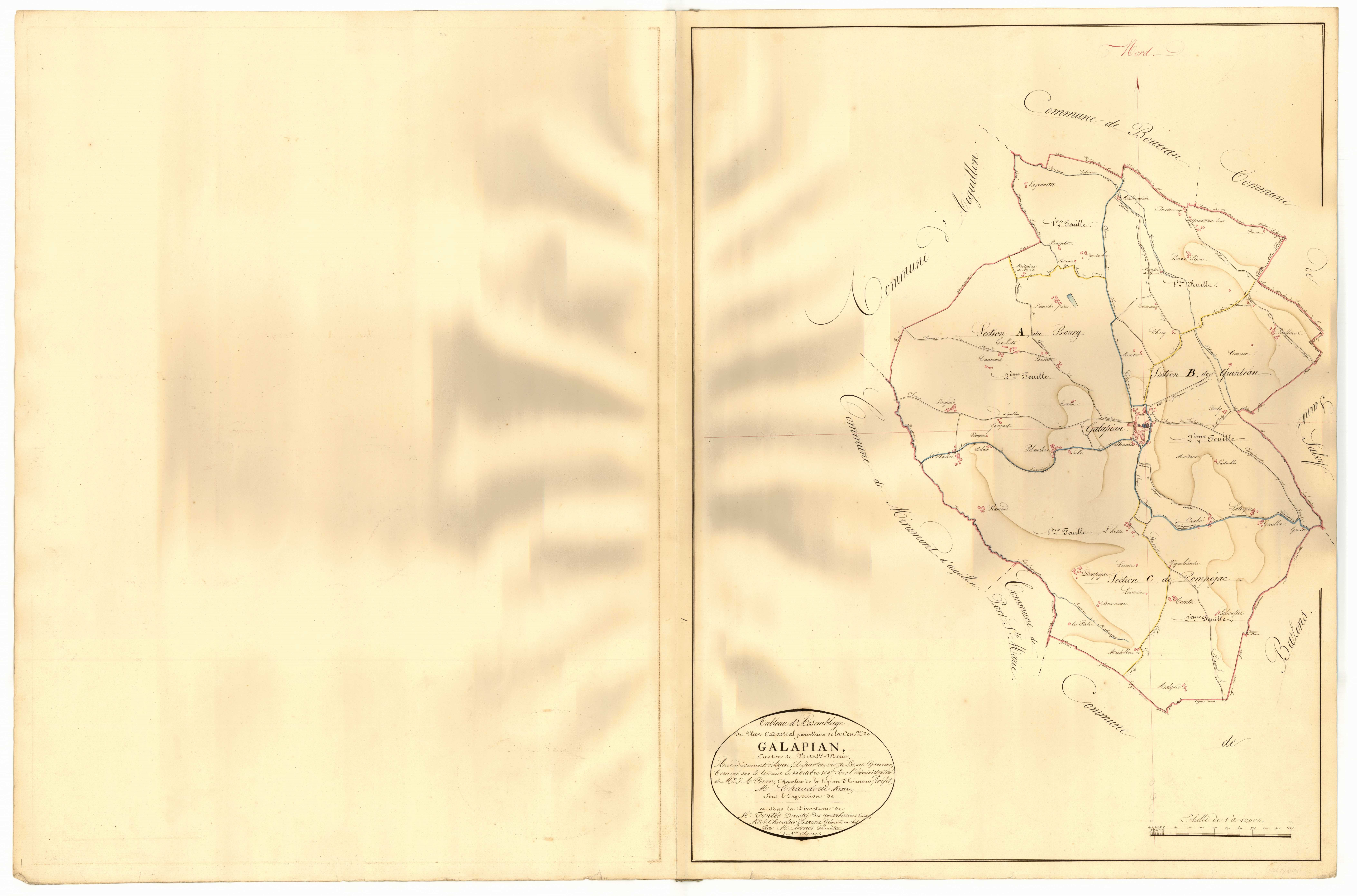 Plan napoléonien, atlas-TA, Galapian
