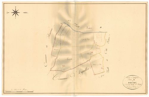 Plan napoléonien, atlas-A1 Bourg, Galapian