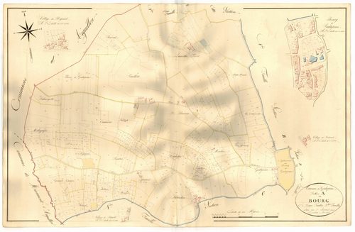 Plan napoléonien, atlas-A2 Bourg, Galapian