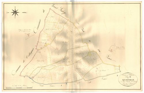 Plan napoléonien, atlas-B1 Quintran, Galapian
