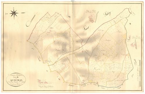 Plan napoléonien, atlas-B2 Quintran, Galapian