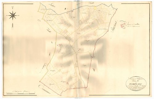 Plan napoléonien, atlas-C2 Pompéjac, Galapian
