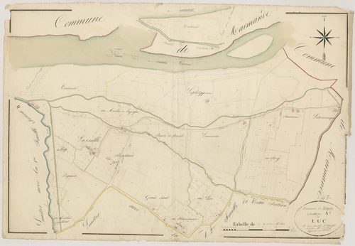 Plan napoléonien, atlas-A1 Le Luc, Gaujac