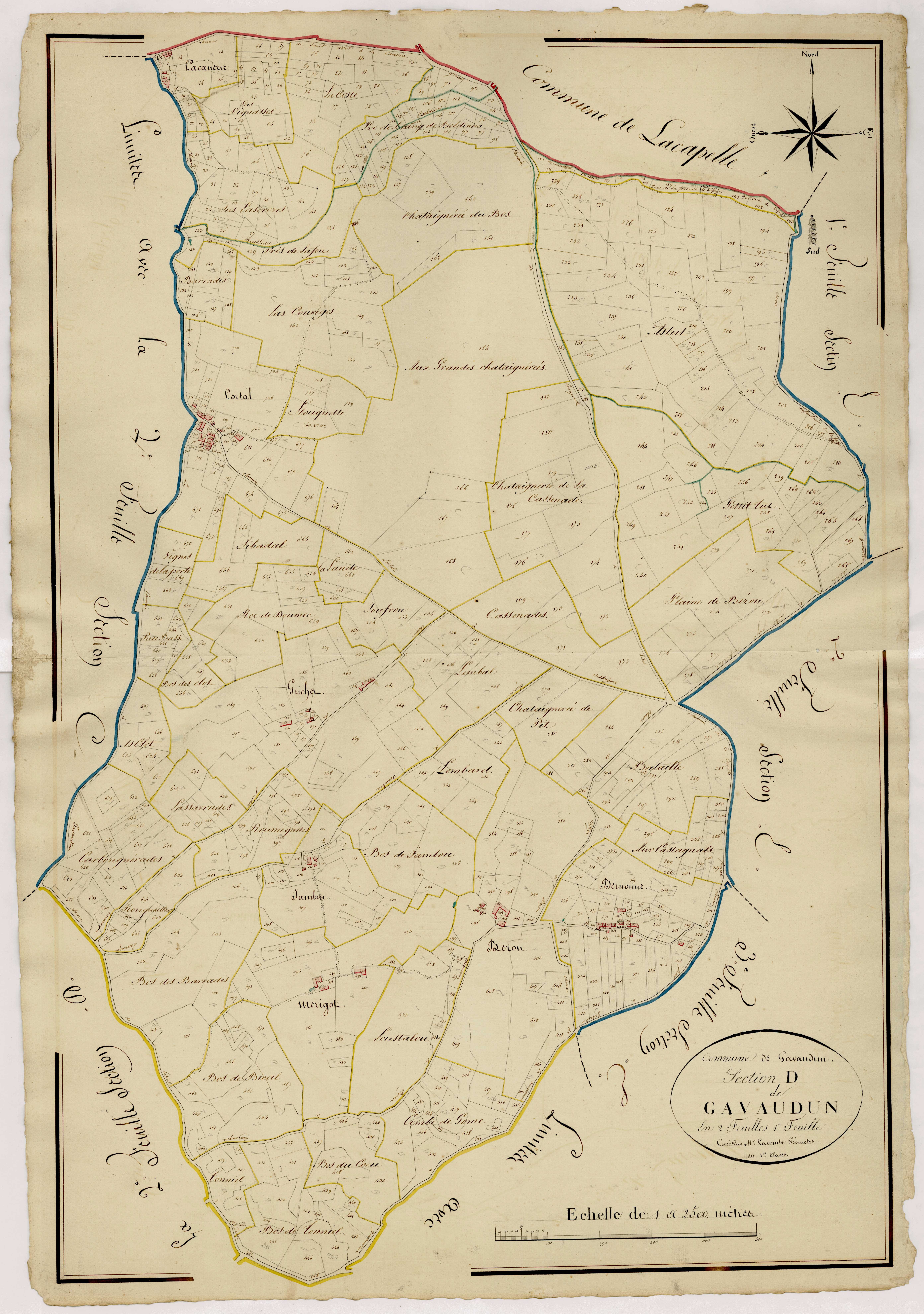 Plan napoléonien, atlas-D1 Gavaudun, Gavaudun