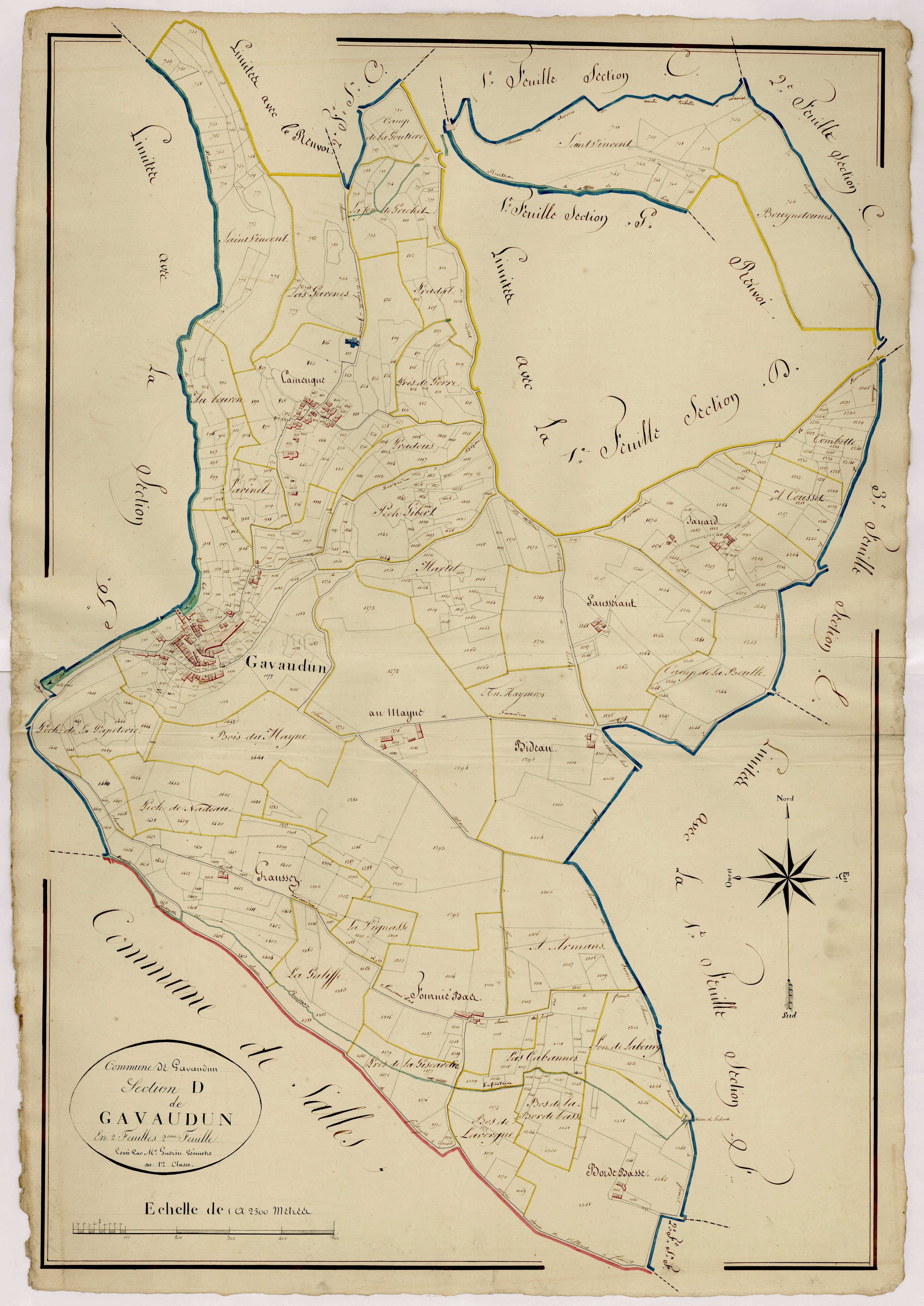 Plan napoléonien, atlas-D2 Gavaudun, Gavaudun