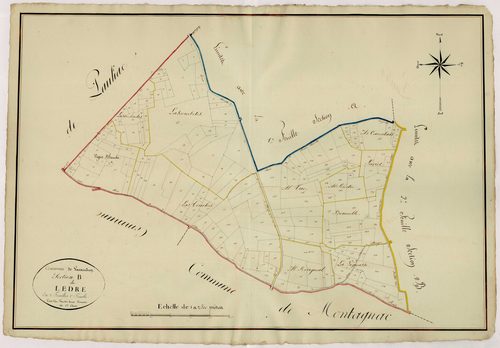 Plan napoléonien, atlas-B1 Lèdre, Gavaudun