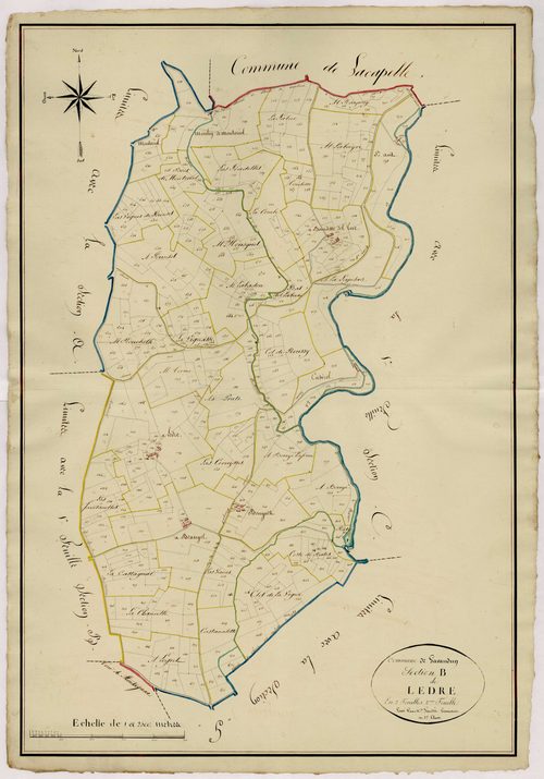 Plan napoléonien, atlas-B2 Lèdre, Gavaudun