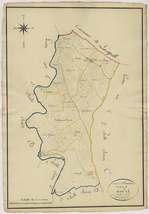 Plan napoléonien, atlas-C1 Bouyé, Gavaudun
