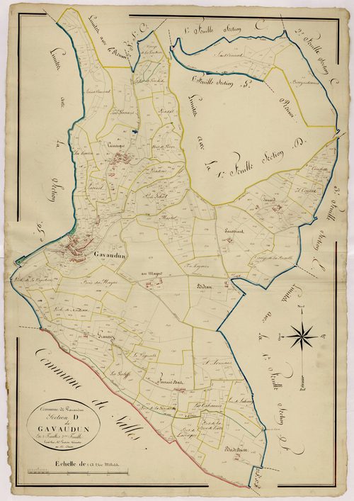 Plan napoléonien, atlas-D2 Gavaudun, Gavaudun