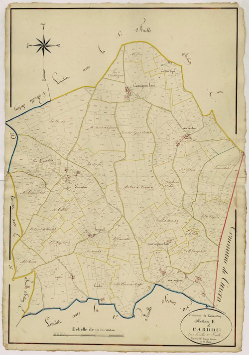 Plan napoléonien, atlas-E2 Cardou, Gavaudun