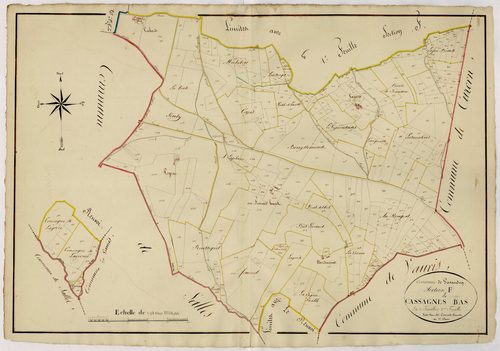 Plan napoléonien, atlas-F2 Cassagnes-Bas, Gavaudun