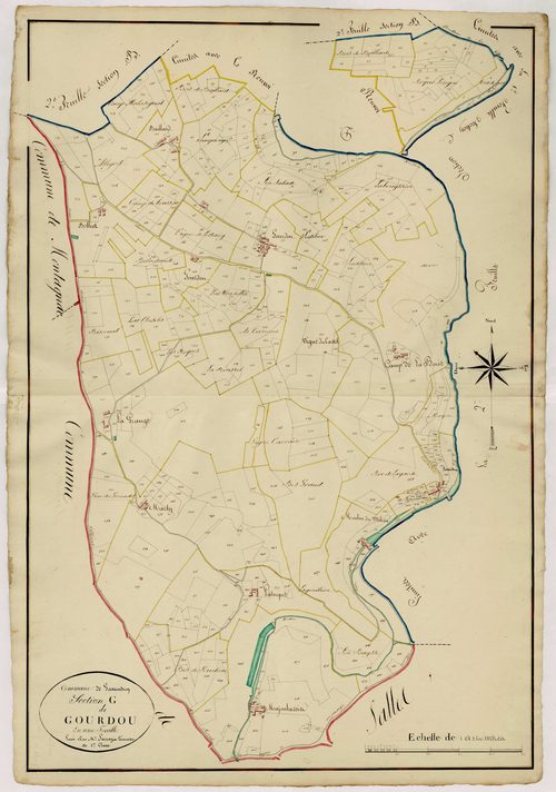 Plan napoléonien, atlas-G Gourdon, Gavaudun
