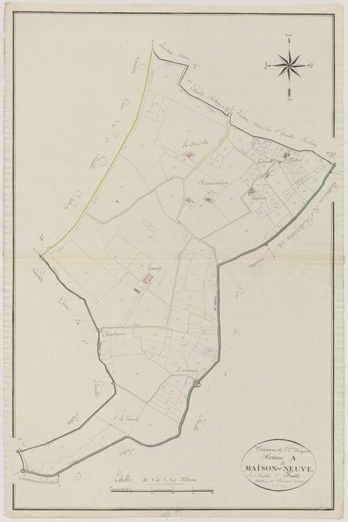 Plan primitif, atlas-A2 Maison-Neuve, Gontaud-de-Nogaret