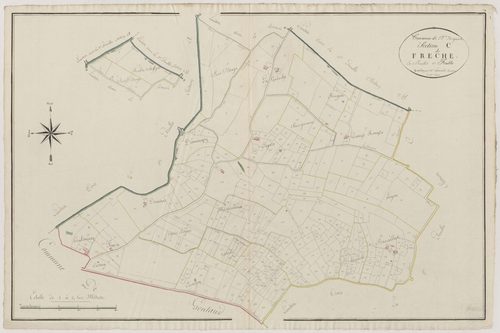 Plan primitif, atlas-C1 Frèche, Gontaud-de-Nogaret