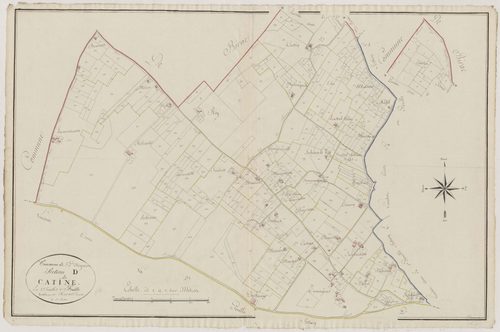 Plan primitif, atlas-D1 Catine, Gontaud-de-Nogaret
