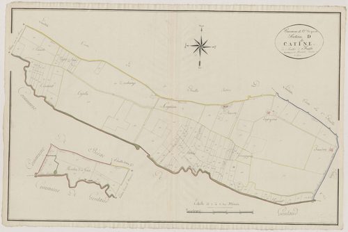 Plan primitif, atlas-D2 Catine, Gontaud-de-Nogaret