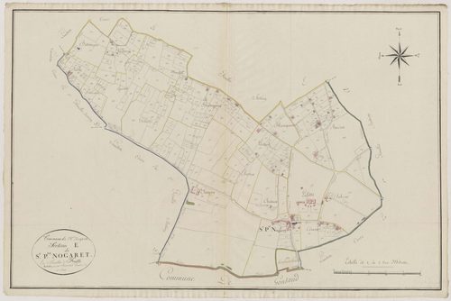 Plan primitif, atlas-E2 Saint-Pierre-Nogaret, Gontaud-de-Nogaret