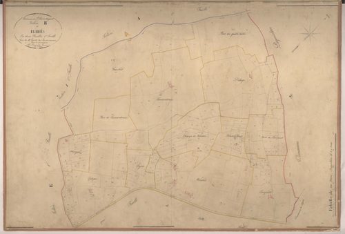 Plan napoléonien-B1 Bladiès, Gontaud-de-Nogaret