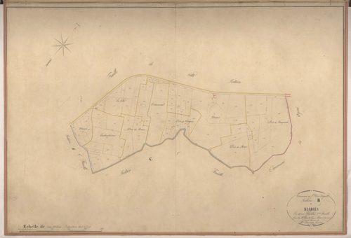 Plan napoléonien-B2 Bladiès, Gontaud-de-Nogaret
