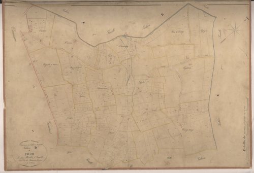 Plan napoléonien-D1 Frèche, Gontaud-de-Nogaret