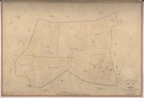 Plan napoléonien-E1 Nogaret, Gontaud-de-Nogaret