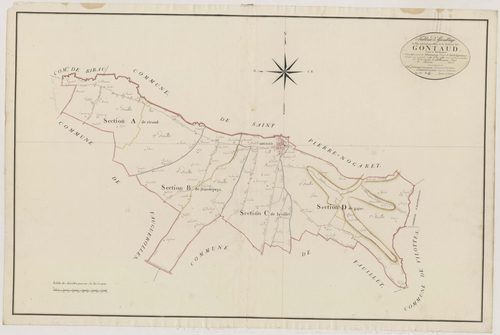 Plan primitif, atlas-TA, Gontaud-de-Nogaret